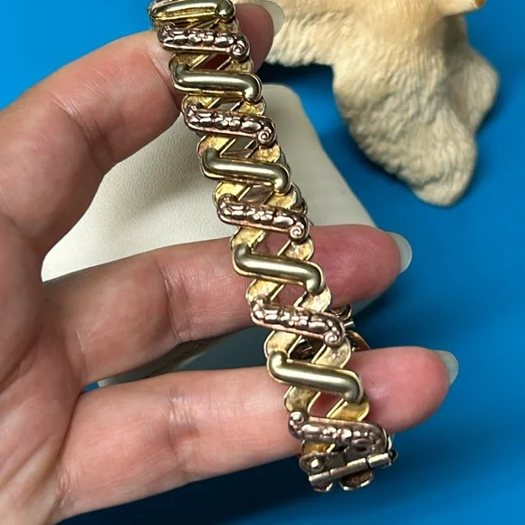 🖤LUSTERN 12K gold on Sterling silver Expansion bracelet